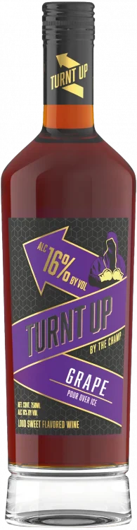 Grape bottle shot